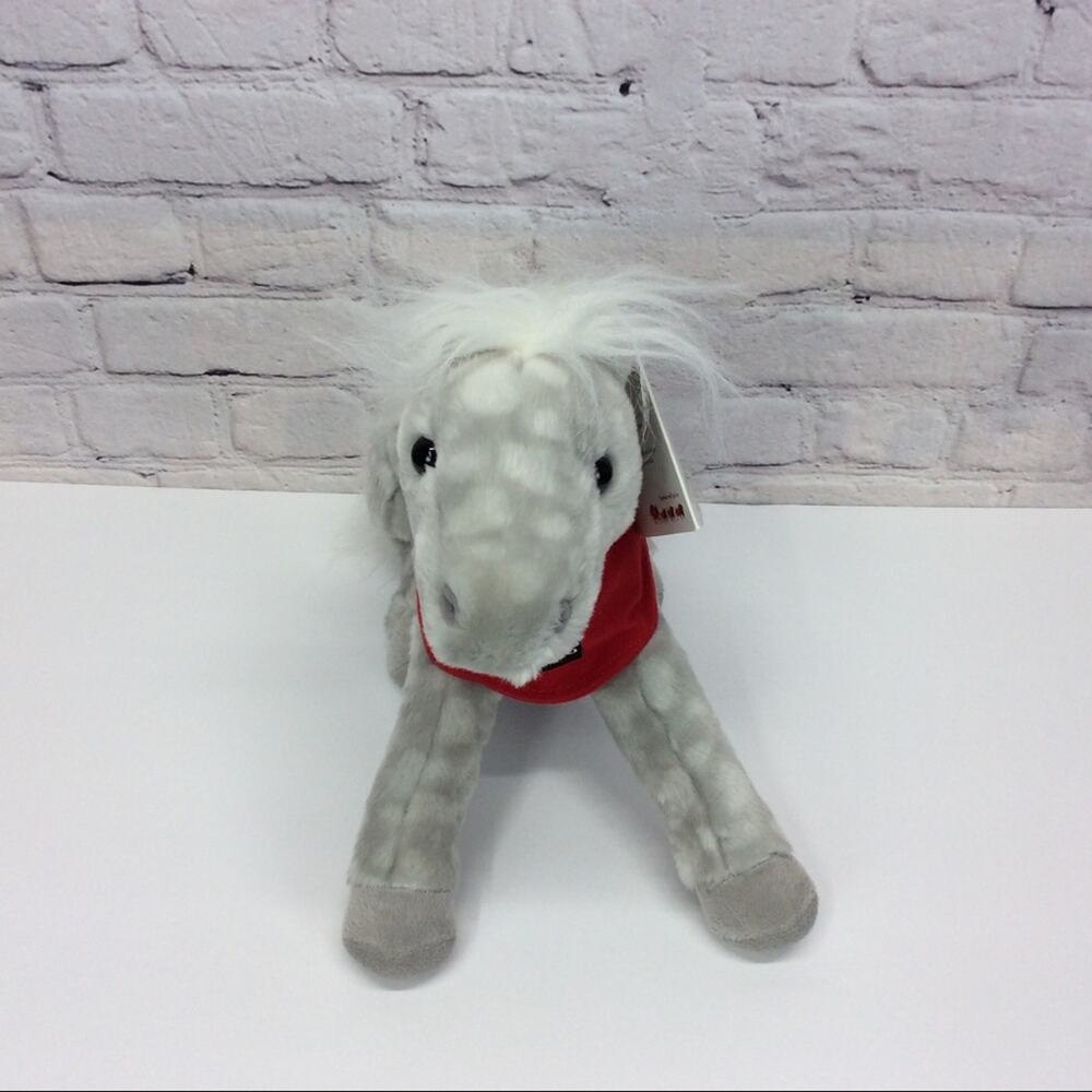 Wells Fargo Legendary 2013 Shamrock Pony Gray Spotted Plush Toy Collectible NWT - Picture 5 of 9
